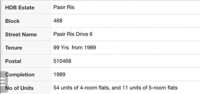 Blk 468 Pasir Ris Drive 6 (Pasir Ris), HDB 4 Rooms #127416992